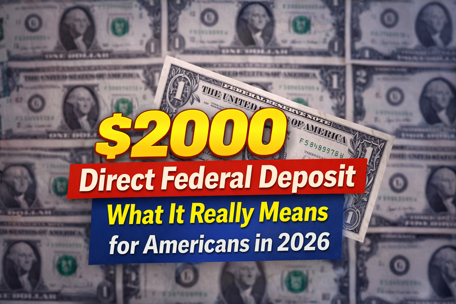 $2000 Direct Federal Deposit